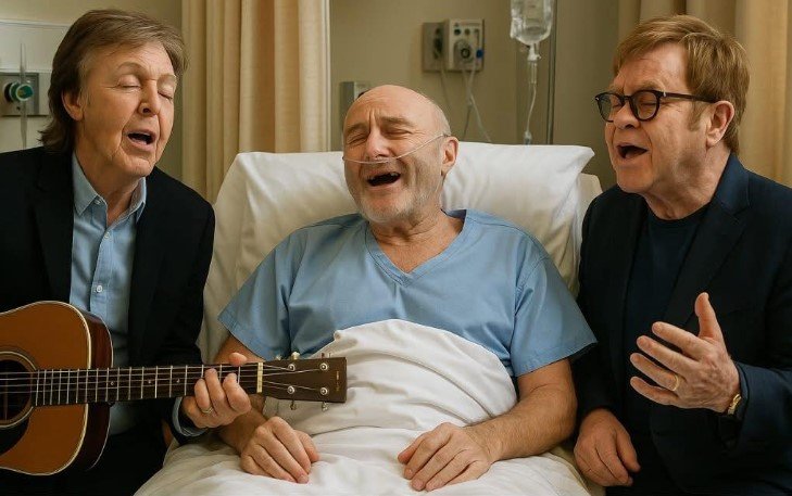 AI Elotn, Paul og Phil syngja