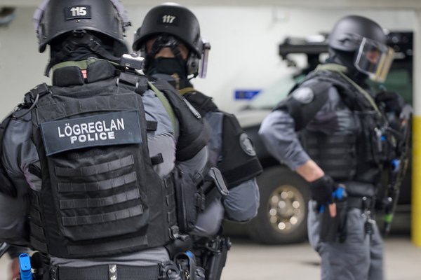 Sérsveitin á ferðinni