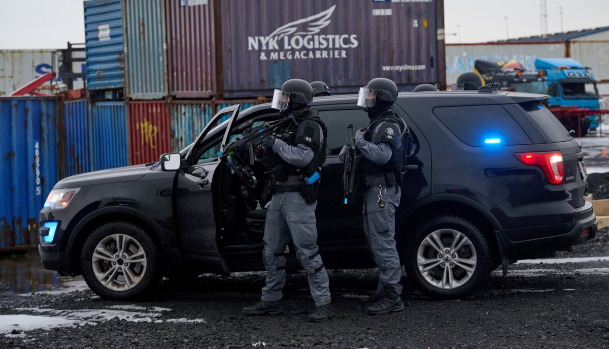 Sérsveitin lögreglan æfing