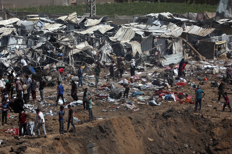 Ísraelsher eykur loftárásir á Gaza-borg