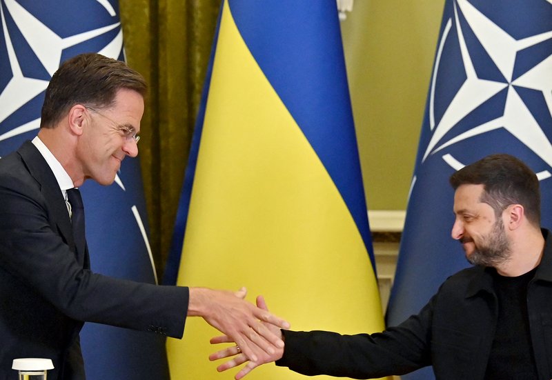 Zelensky og Rutte
