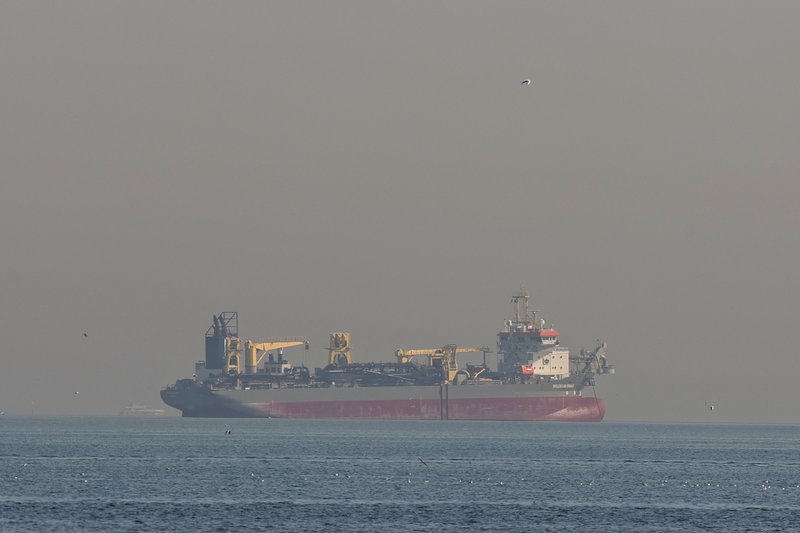 Dýpkunarskip við Dubaí