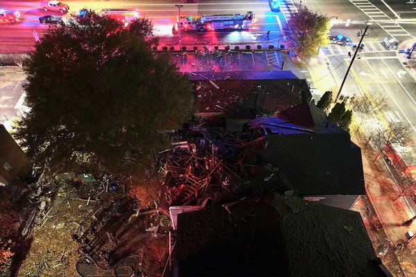 Gassprenging tætti hús í Atlanta