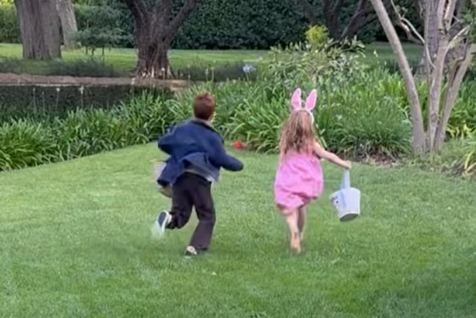 Meghan deilir sjaldséðum myndum af Boga og Lísabetu um páskana