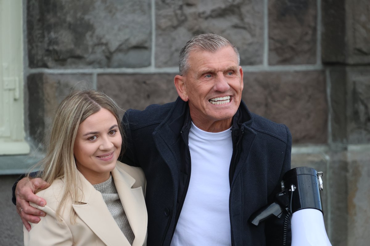 Sigfús Aðalsteinsson og Alexandra Mist Halldórsdóttir