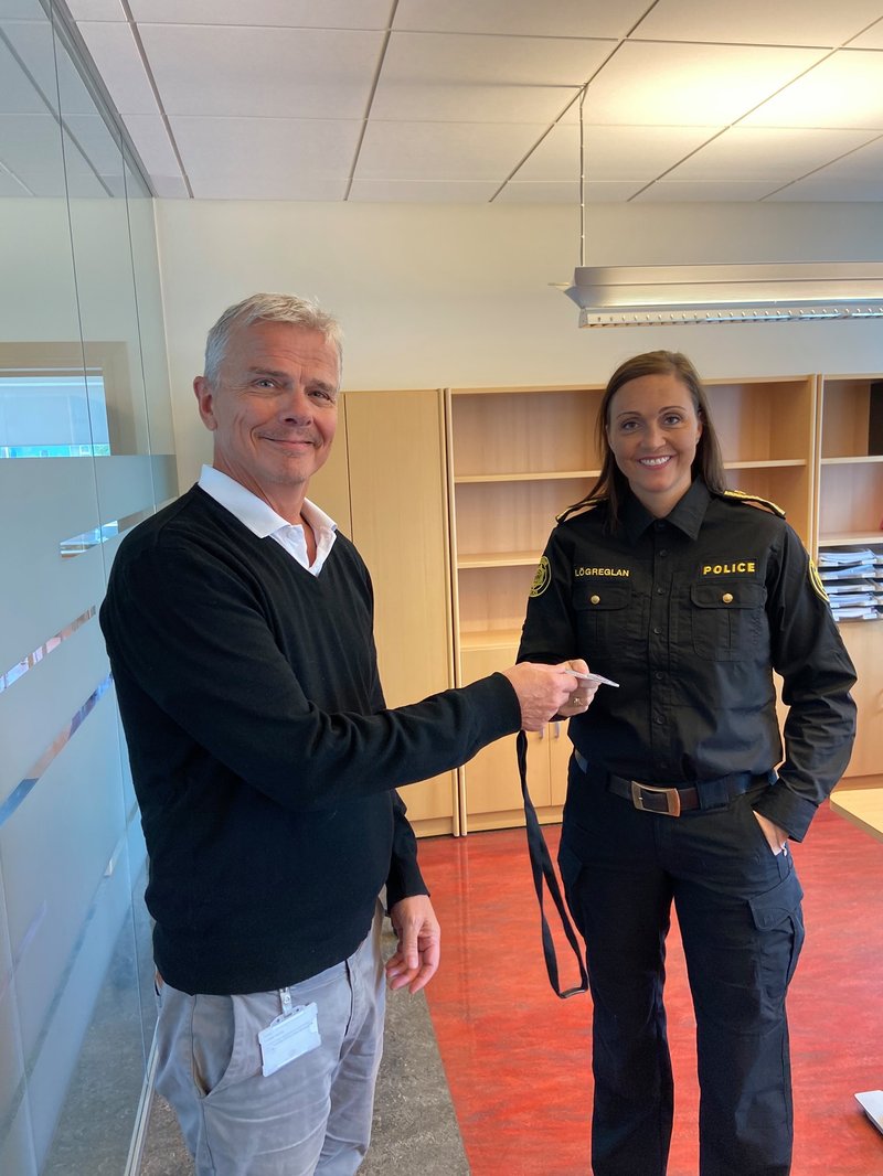 Eyþór Þorbergsson saksóknari hjá lögreglunni á Norðurlandi eystra og Páley Borgþórsdóttir lögreglustjóri