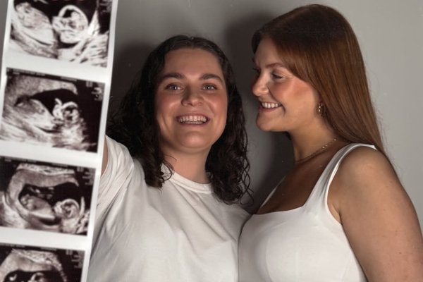 Guðný Ljósbrá og Katrín Björk eiga von á barni