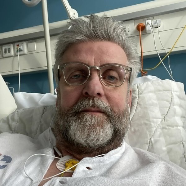 Gunnar Smári aftur lagður inn