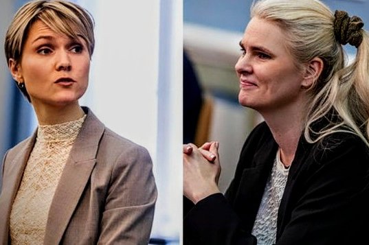 Kristrún Frostadóttir og Hildur Sverrisdóttir.