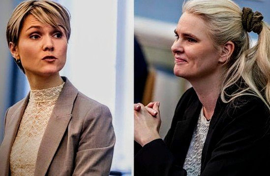 Kristrún Frostadóttir og Hildur Sverrisdóttir.