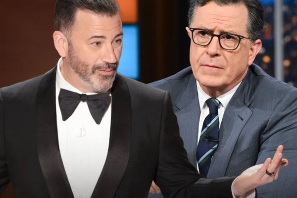 Jimmy Kimmel skýtur á CBS eftir að Stephen Colbert tilkynnir lok 'The Late Show'