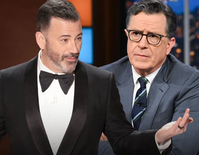 Jimmy Kimmel skýtur á CBS eftir að Stephen Colbert tilkynnir lok 'The Late  Show'