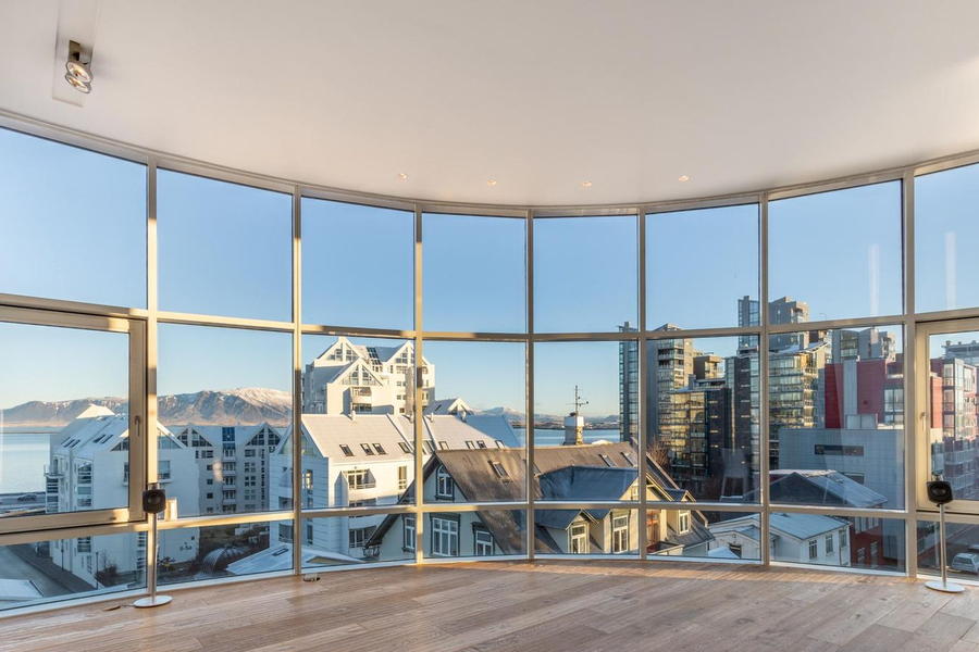 Lúxus þakíbúð í miðborginni til sölu