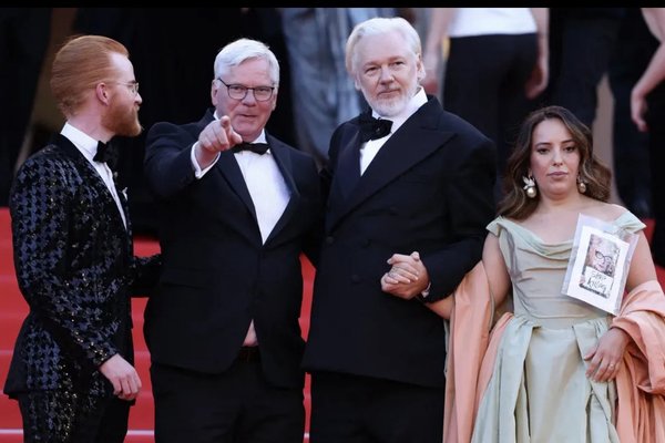 Kristinn Hrafnsson og Julian Assange