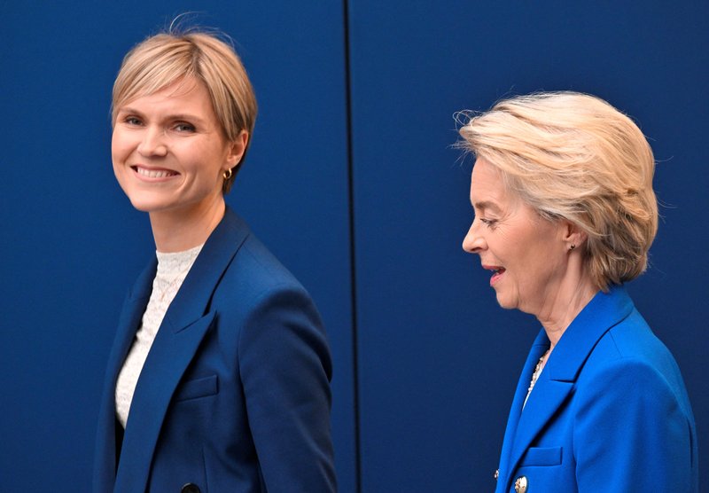 Kristrún Frostadóttir og Ursula von der Leyen