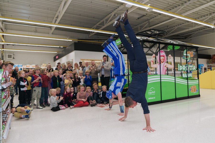 Rukka tvöfalt fyrir ávexti sem hafa verið skolaðir