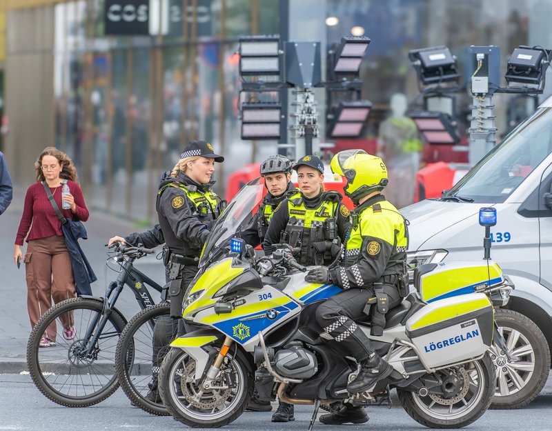 Lögreglan hjól