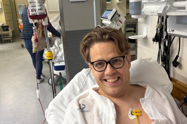 Matthías Már ætlar að sigrast á krabbameininu
