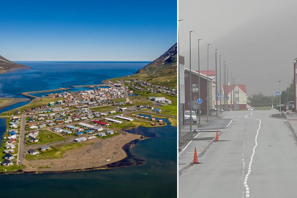 Gera grín að lélegum vegmerkingum í Fjallabyggð