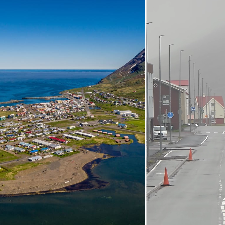 Gera grín að lélegum vegmerkingum í Fjallabyggð