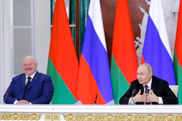 Putin Lukashenko Pútín