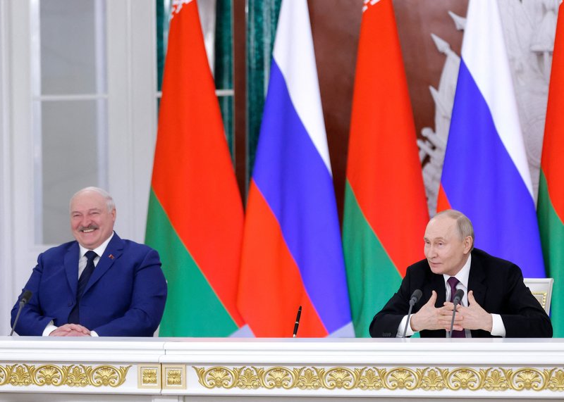 Putin Lukashenko Pútín