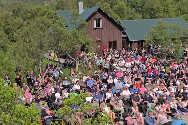 Mugison sló í gegn í Básum