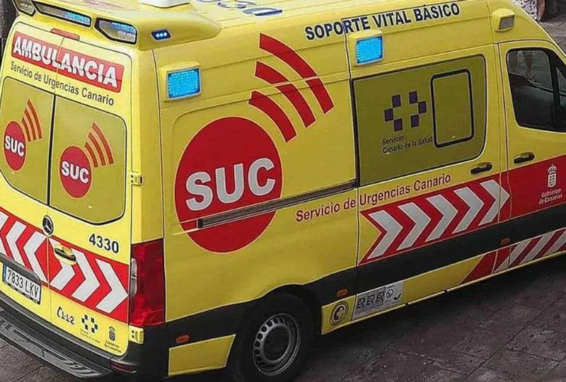 Sjúkrabíll á Kanarí