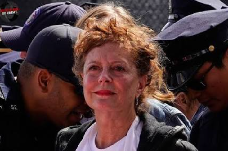 Susan Sarandon meðal handtekinna við mótmæli gegn Netanyahu
