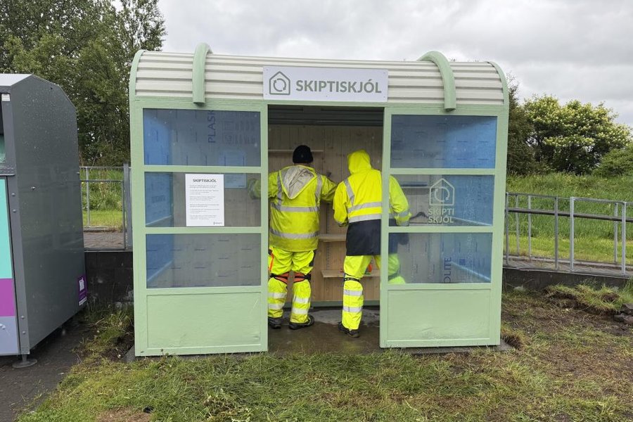 Skiptiskjólum komið fyrir á þremur stöðum í borginni