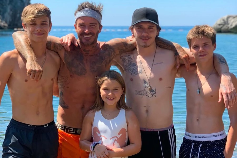 Beckham-hjónin rifja upp betri tíma