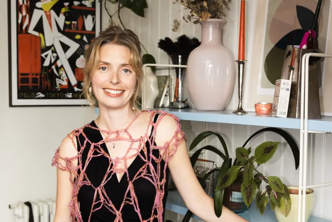 Stella breytir garnafgöngum í nýja uppáhaldspeysu
