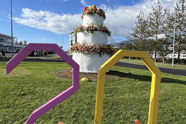 Bæjarhátíðin Í túninu heima stendur með miklum blóma í Mosfellsbæ