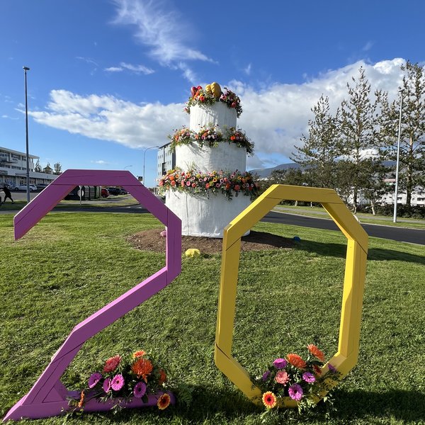 Bæjarhátíðin Í túninu heima stendur með miklum blóma í Mosfellsbæ