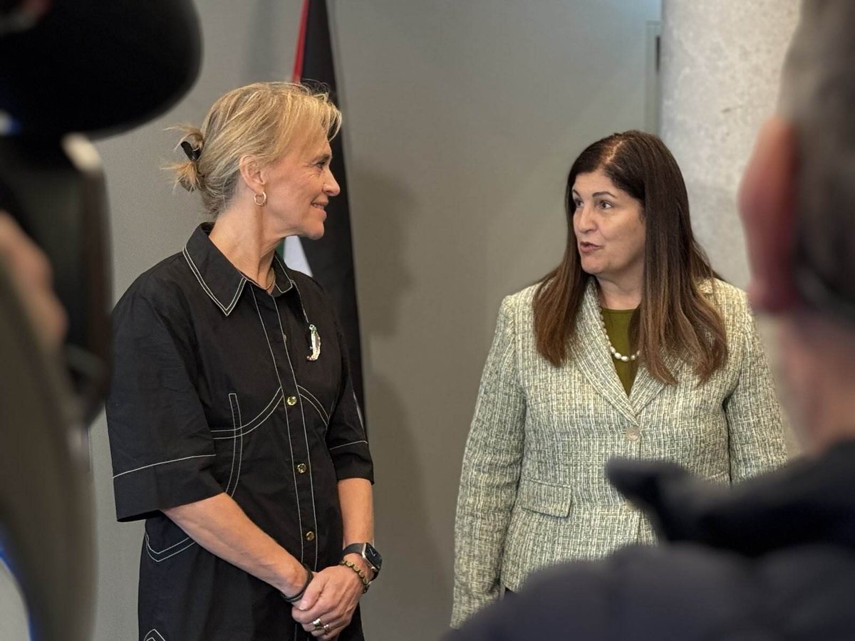 Þorgerður Katrín Utanríkisráðherra Palestínu Dr. Varsen Aghabekian