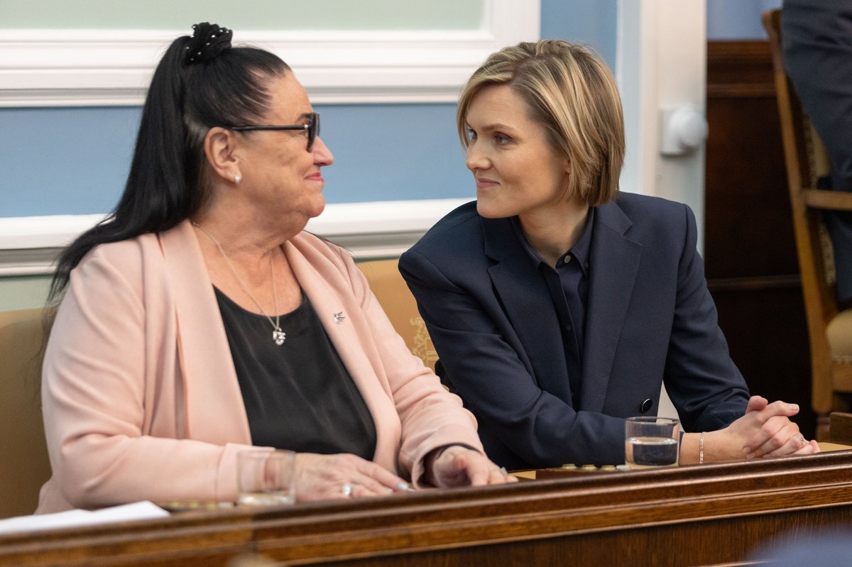 Kristrún Frostadóttir og Inga Sæland