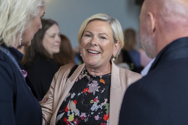 Halla Tómasdóttir á viðburði Riddara Kærleikans