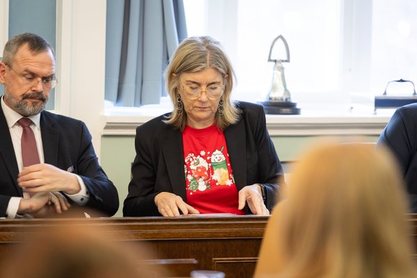 Hanna Katrín kom með jólin á Alþingi