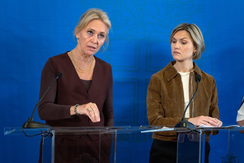 Blaðamannafundur ríkisstjórnar