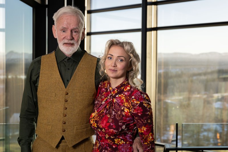Eva Bryngeirsdóttir og Kári Stefánsson