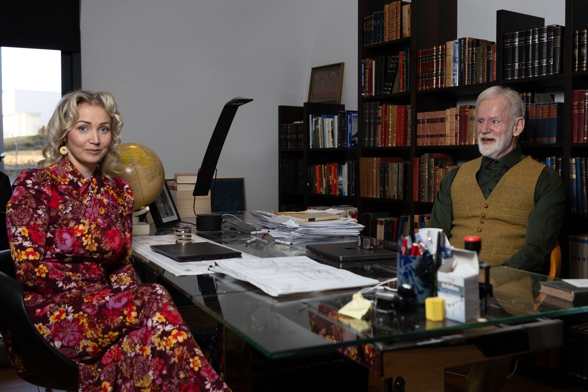 Eva Bryngeirsdóttir og Kári Stefánsson