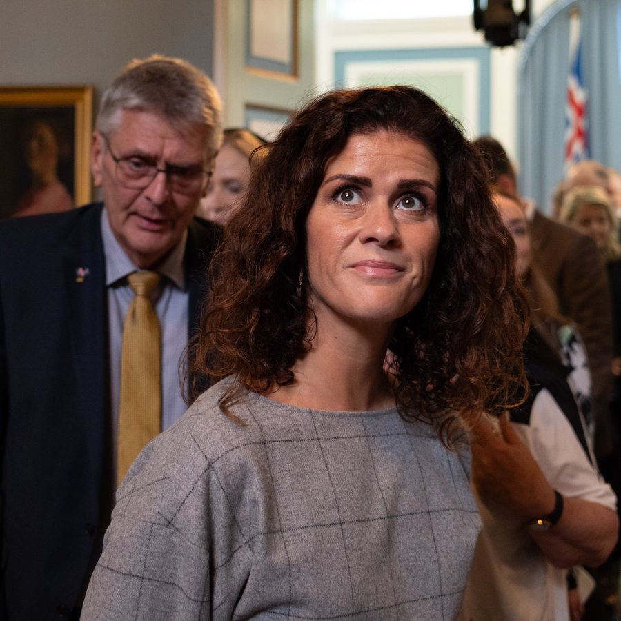 Sjálfstæðismenn skemmtu sér í pottapartýi í Reykholti