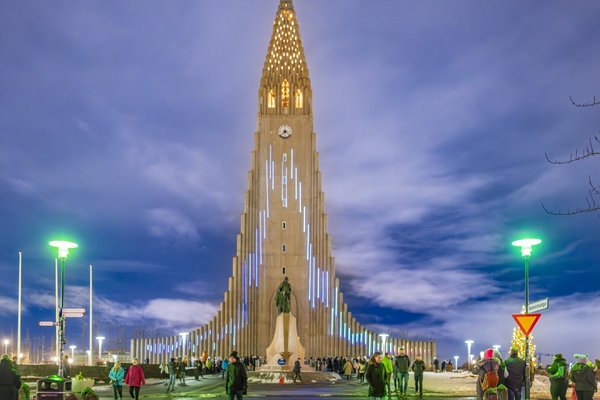 Varað við þjófum hjá Hallgrímskirkju
