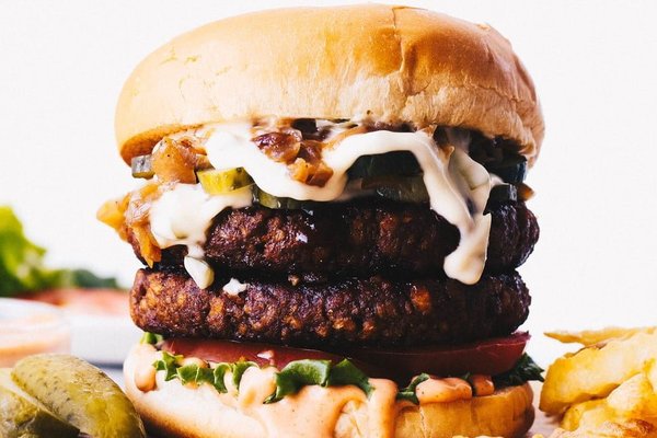 Bragðgóður veganborgari fyrir sælkera