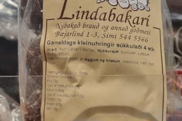 Matvælastofnun innkallar kleinuhringi
