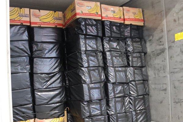 Fundu þrjú tonn af kóki í meintri bananasendingu