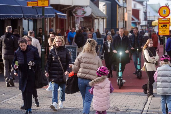 laugavegur fólk reykjavík