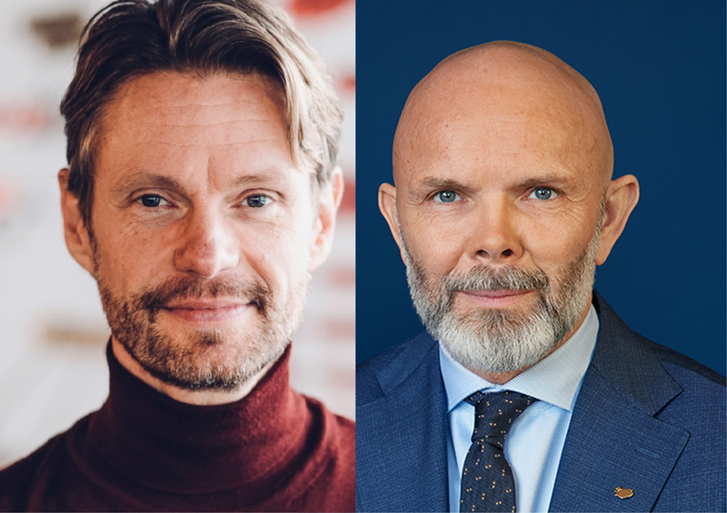 Magnús Skjöld og Baldur Þórhallsson