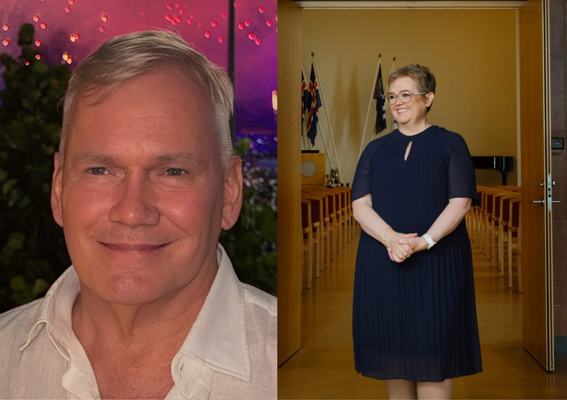 Hannes og Silja Bára