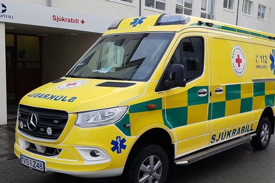 Fluttur á bráðamóttöku eftir slys í Hafnarfirði